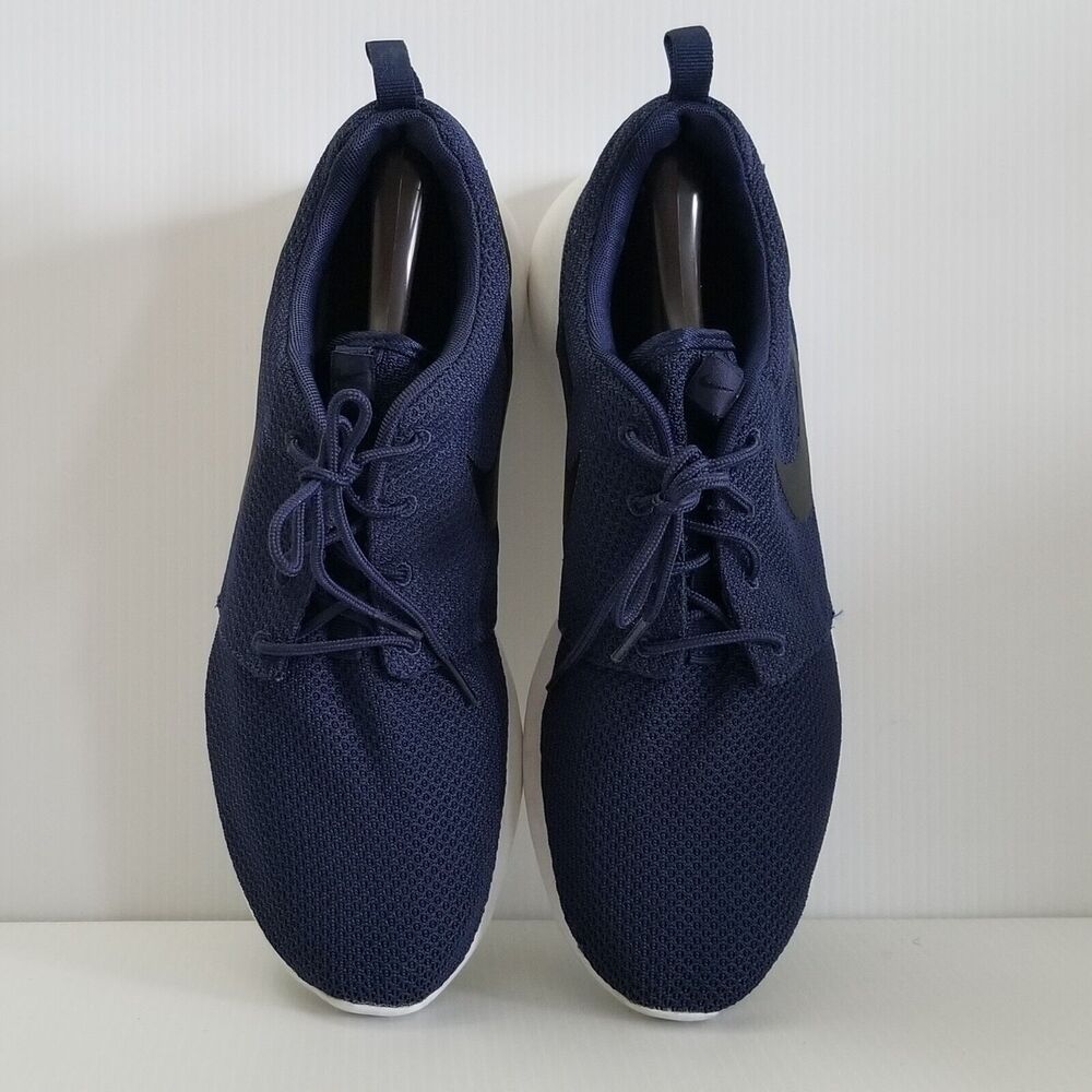 Nike Roshe One Men's Sneakers Size 10 Gym Navy Blue Running Shoes 511881-405